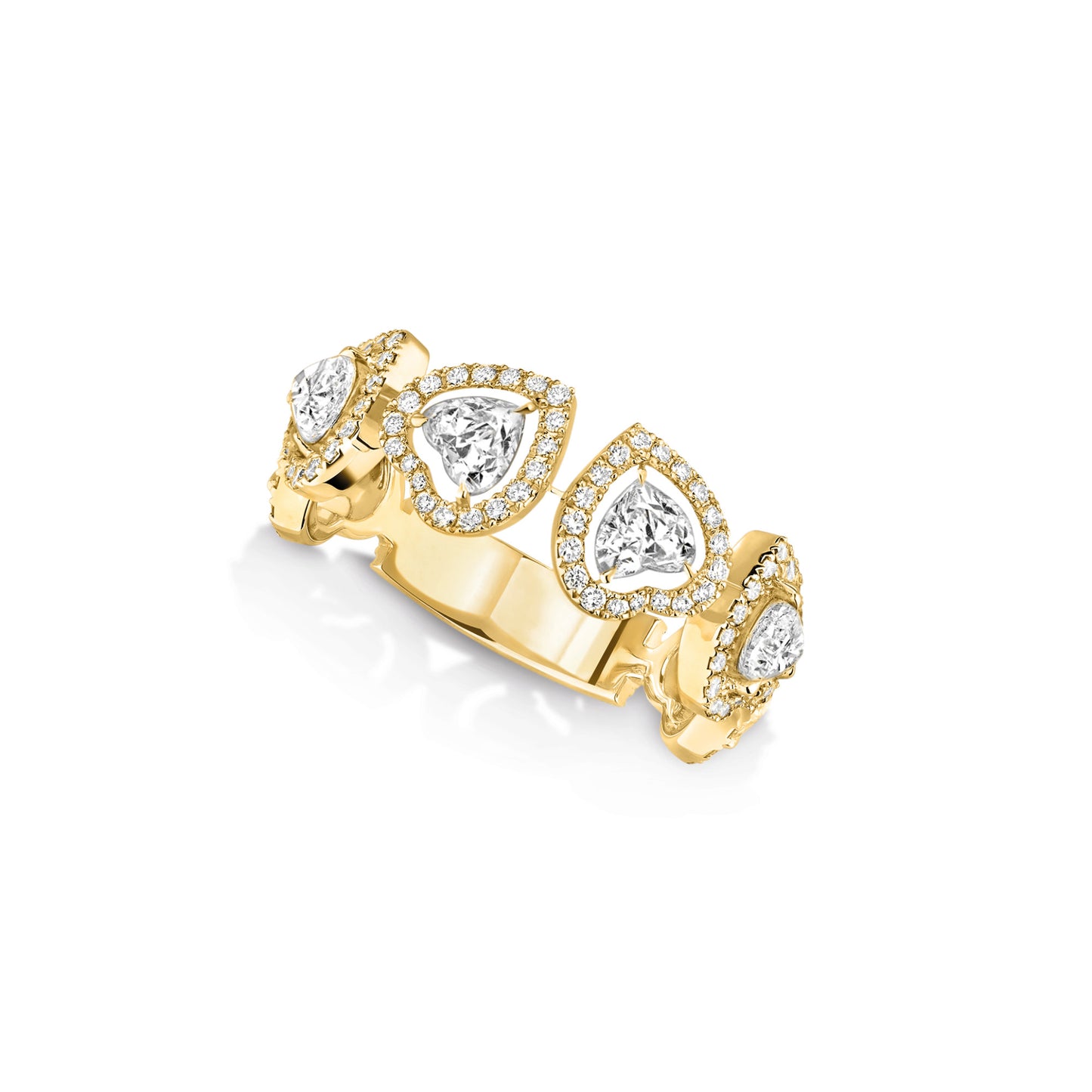 Joy Coeur Multi Diamant-Ehering, Gelbgold • Diamant von Messika (12471-YG)