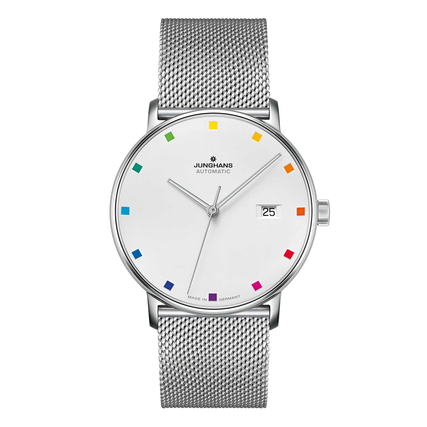 Junghans - FORM A 100 Jahre Bauhaus, Edelstahl von Junghans (027/4937.44) Junghans - FORM A 100 Jahre Bauhaus, Edelstahl von Junghans (027/4937.44)