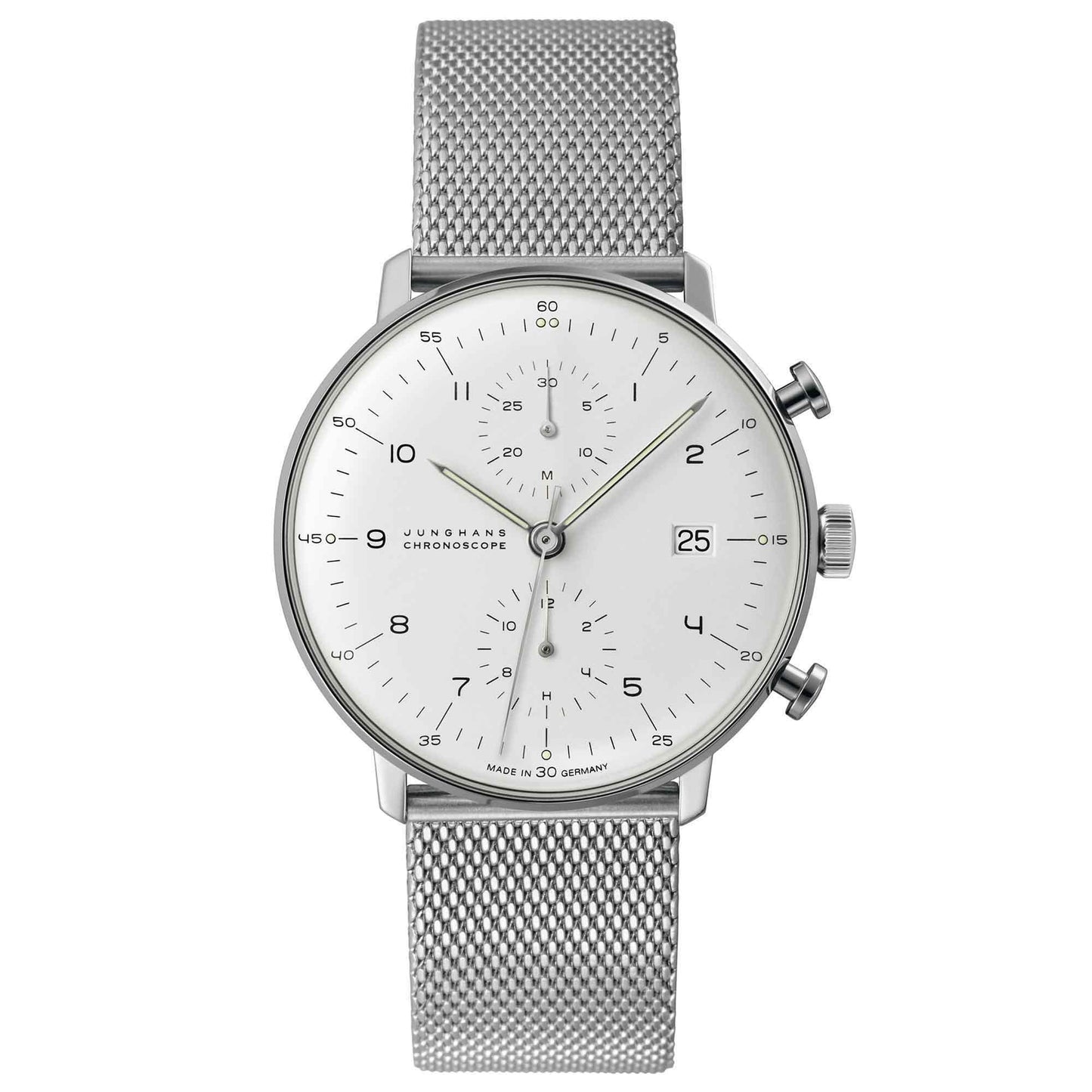Junghans - max bill Chronoscope, Edelstahl von Junghans (027/4003.44) Junghans - max bill Chronoscope, Edelstahl von Junghans (027/4003.44)