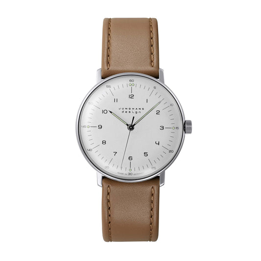 Junghans - max bill Handaufzug, Leder von Junghans (027/3701.00)
