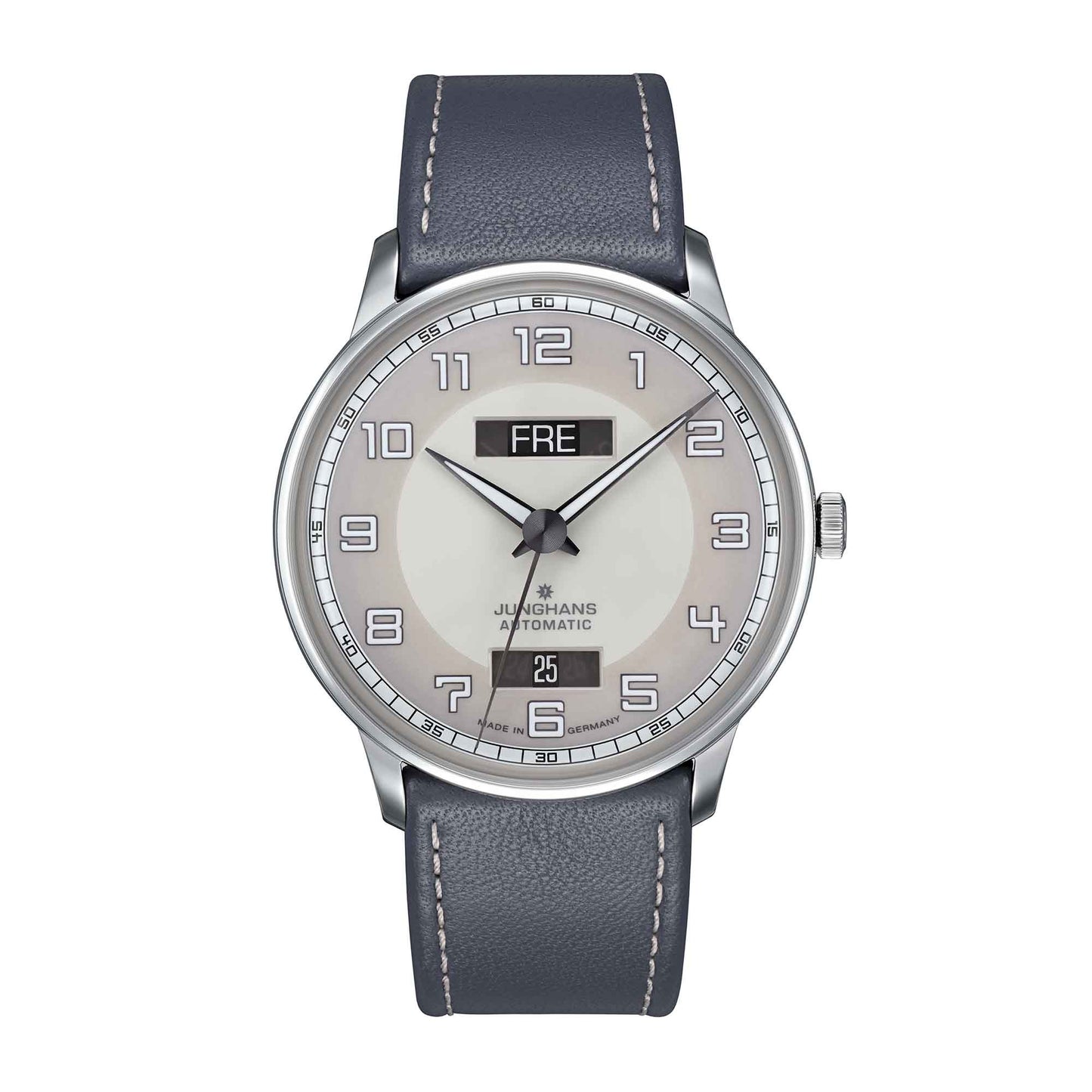 Junghans - Meister Driver Day Date, Leder • Diamant von Junghans (027/4720.00)