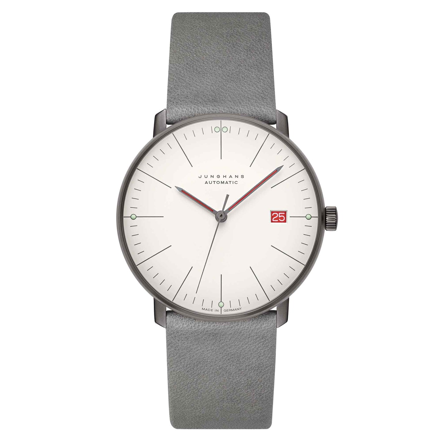 Junghans - max bill Automatic 100 Jahre Bauhaus, Leder von Junghans (027/4901.02) Junghans - max bill Automatic 100 Jahre Bauhaus, Leder von Junghans (027/4901.02)