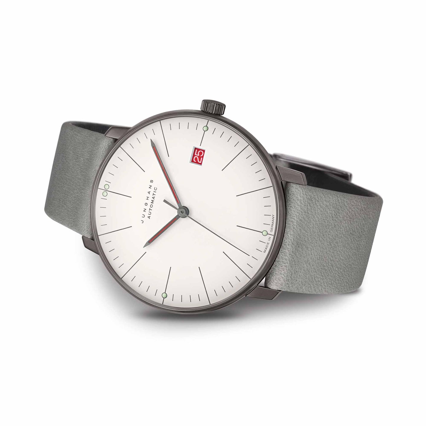 Junghans - max bill Automatic 100 Jahre Bauhaus, Leder von Junghans (027/4901.02) Junghans - max bill Automatic 100 Jahre Bauhaus, Leder von Junghans (027/4901.02)