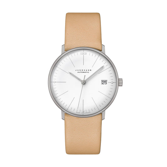 max bill Kleine Automatic, Leder von Junghans (27/4004.04)
