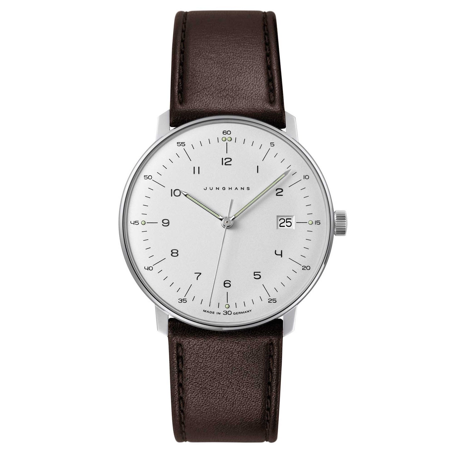 max bill Quarz, Leder von Junghans (41/4461.04)