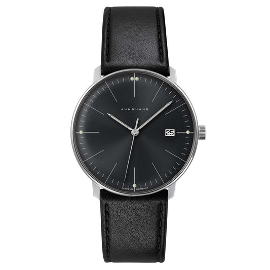 max bill Quarz, Leder von Junghans (41/4465.04)