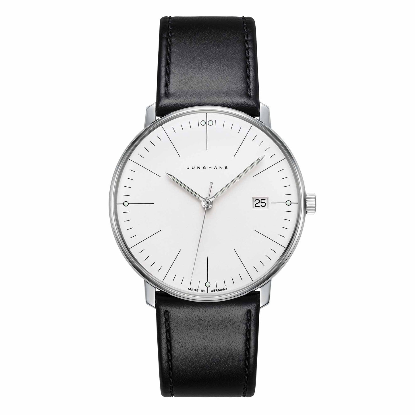 max bill Quarz, Leder von Junghans (41/4817.04)