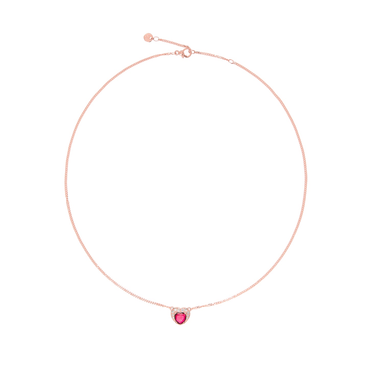 Kette Herz, Roségold • Diamant • Rubin von DoDo (DCC3000-HEART-DSR9R) Kette Herz, Roségold • Diamant • Rubin von DoDo (DCC3000-HEART-DSR9R)