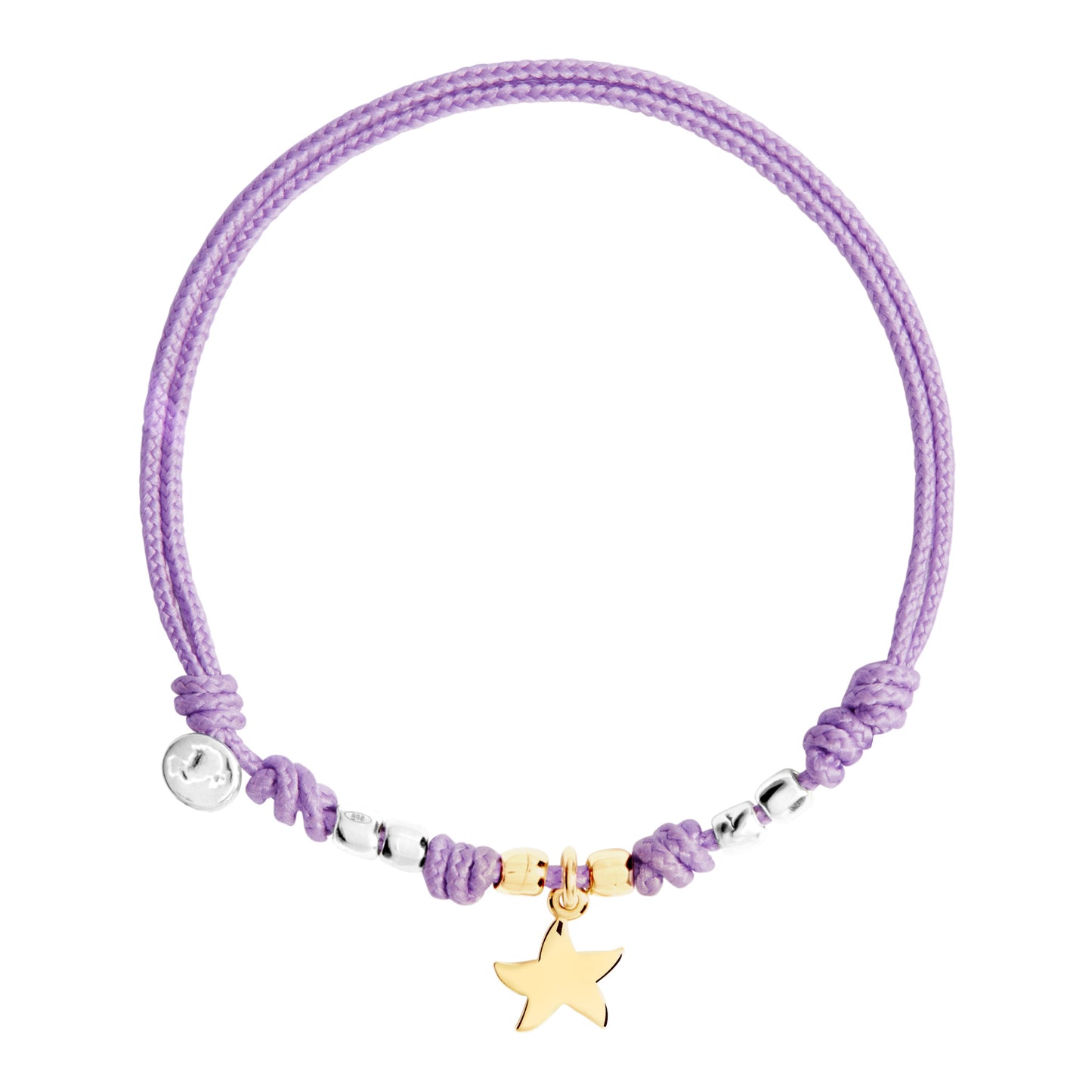 Kordelarmband Stellina, Gelbgold von DoDo (DBC4007-PADST-LI0OA)