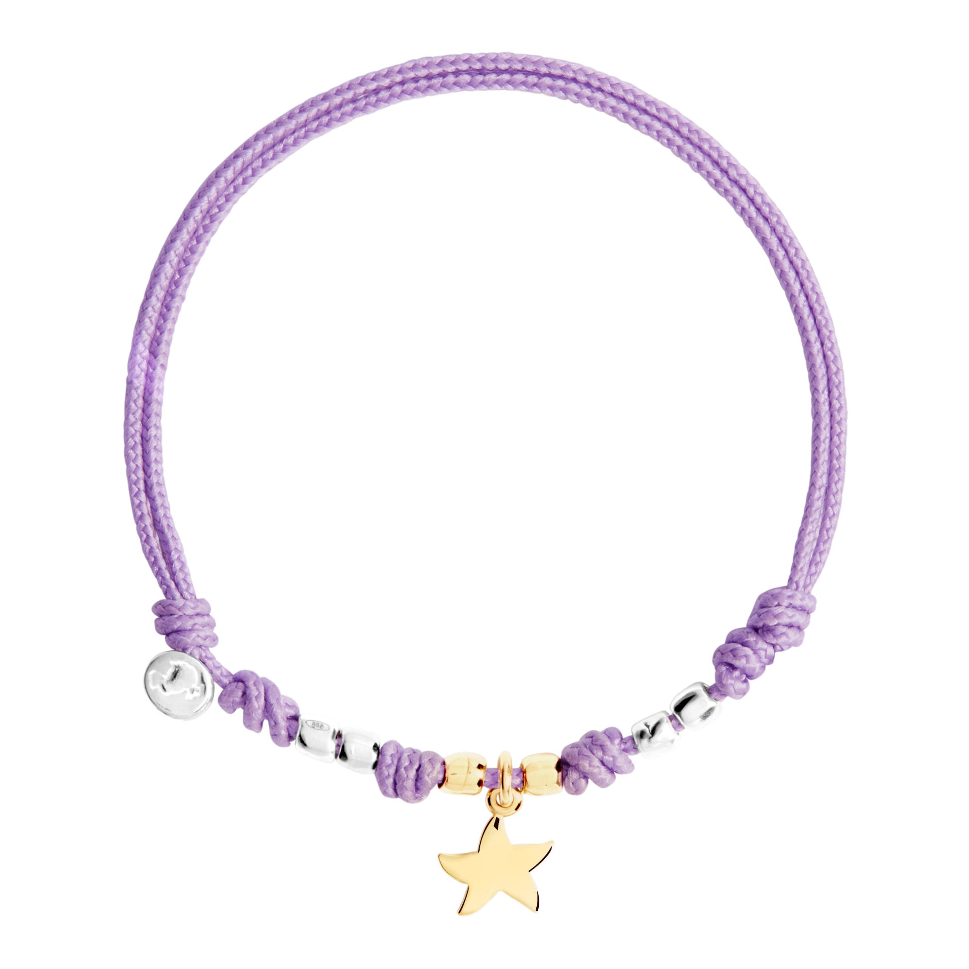 Kordelarmband Stellina, Gelbgold von DoDo (DBC4007-PADST-LI0OA)
