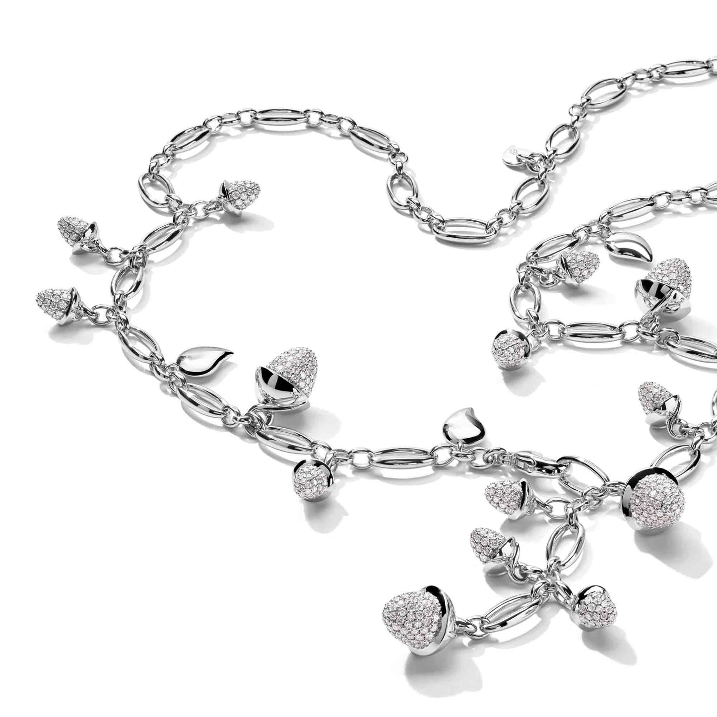 Kurzes MIKADO Collier mit Diamant Pavé, Weißgold • Diamant von Tamara Comolli (N-M-56-p-wg) Kurzes MIKADO Collier mit Diamant Pavé, Weißgold • Diamant von Tamara Comolli (N-M-56-p-wg)