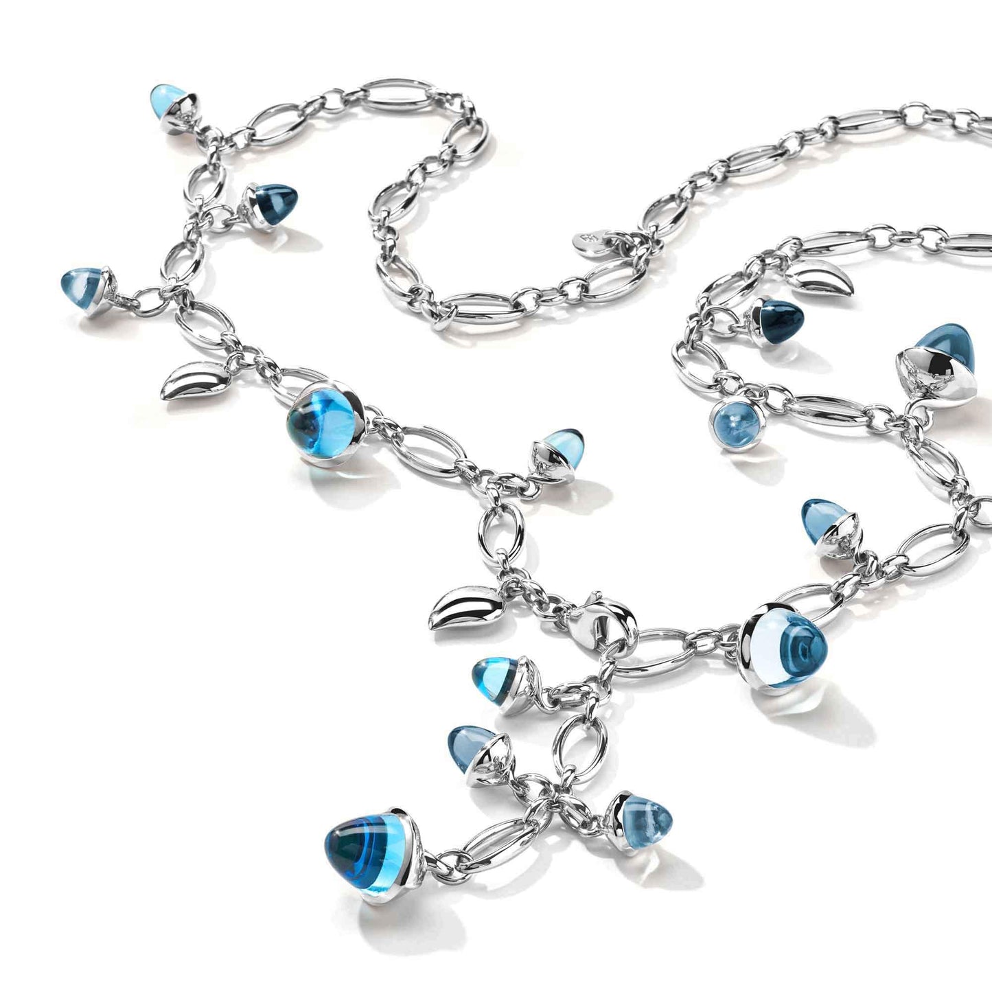 Kurzes MIKADO Collier Sky, Weißgold • London Topas • Topas von Tamara Comolli (N-M-56-Sky-wg) Kurzes MIKADO Collier Sky, Weißgold • London Topas • Topas von Tamara Comolli (N-M-56-Sky-wg)