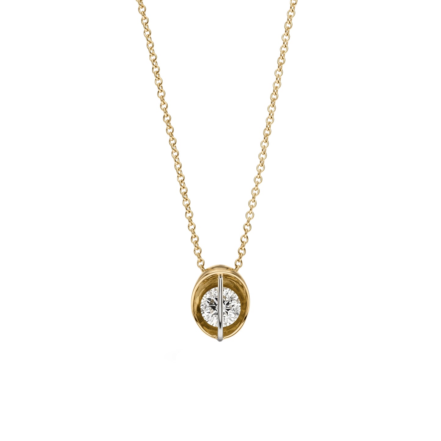LIBERTÉ Collier, Gelbgold • Diamant von Schaffrath (114_L1061_40_GW) LIBERTÉ Collier, Gelbgold • Diamant von Schaffrath (114_L1061_40_GW)