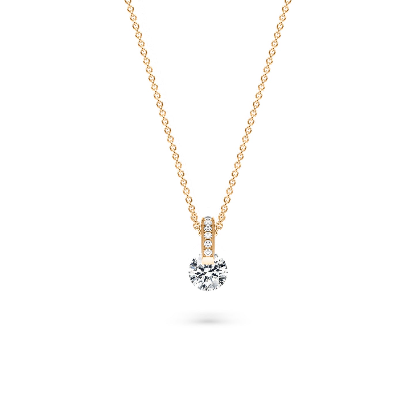 LIBERTÉ Collier, Gelbgold • Diamant von Schaffrath (114_L2N24_30_GW)