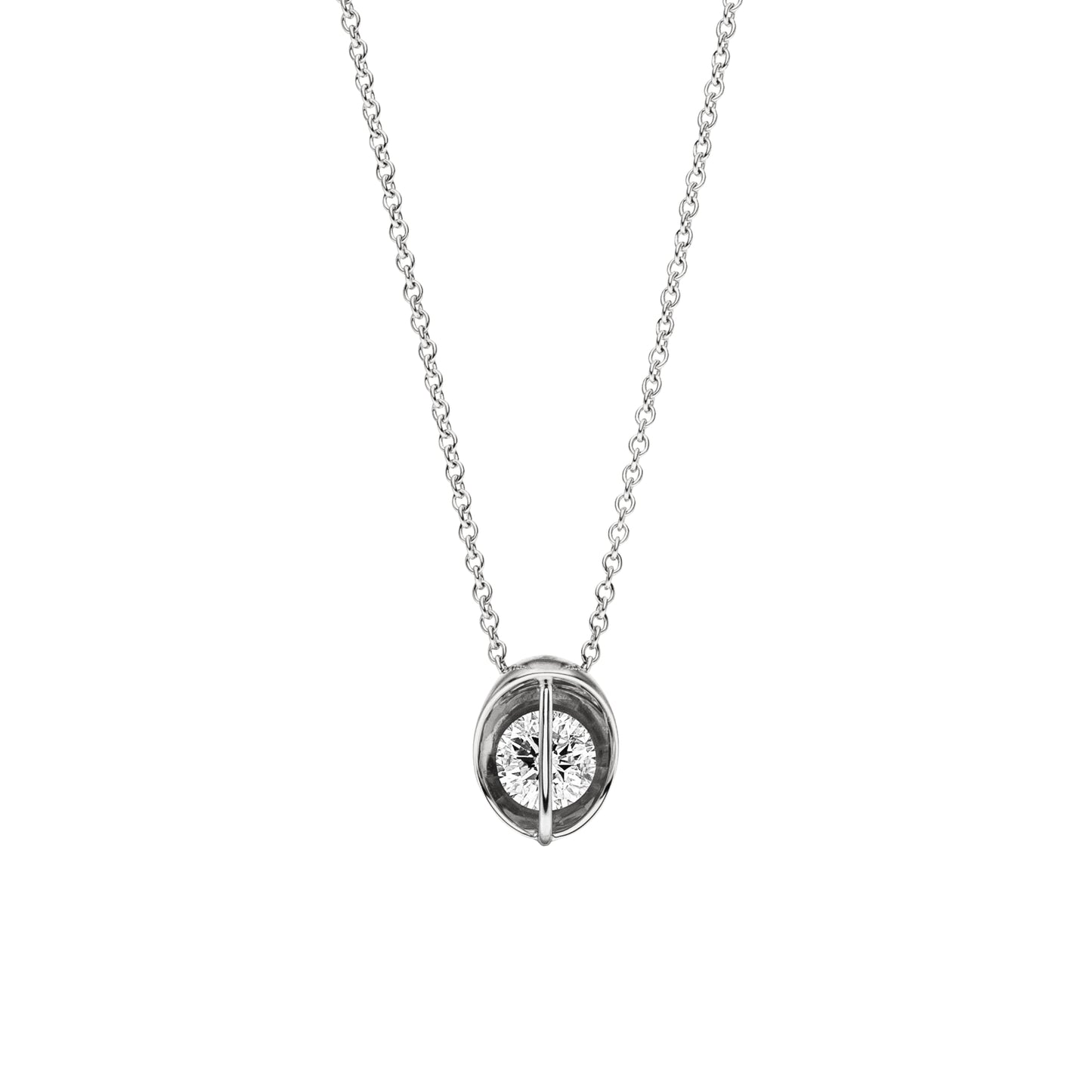 LIBERTÉ Collier, Weißgold • Diamant von Schaffrath (214_L1061_40_WW) LIBERTÉ Collier, Weißgold • Diamant von Schaffrath (214_L1061_40_WW)