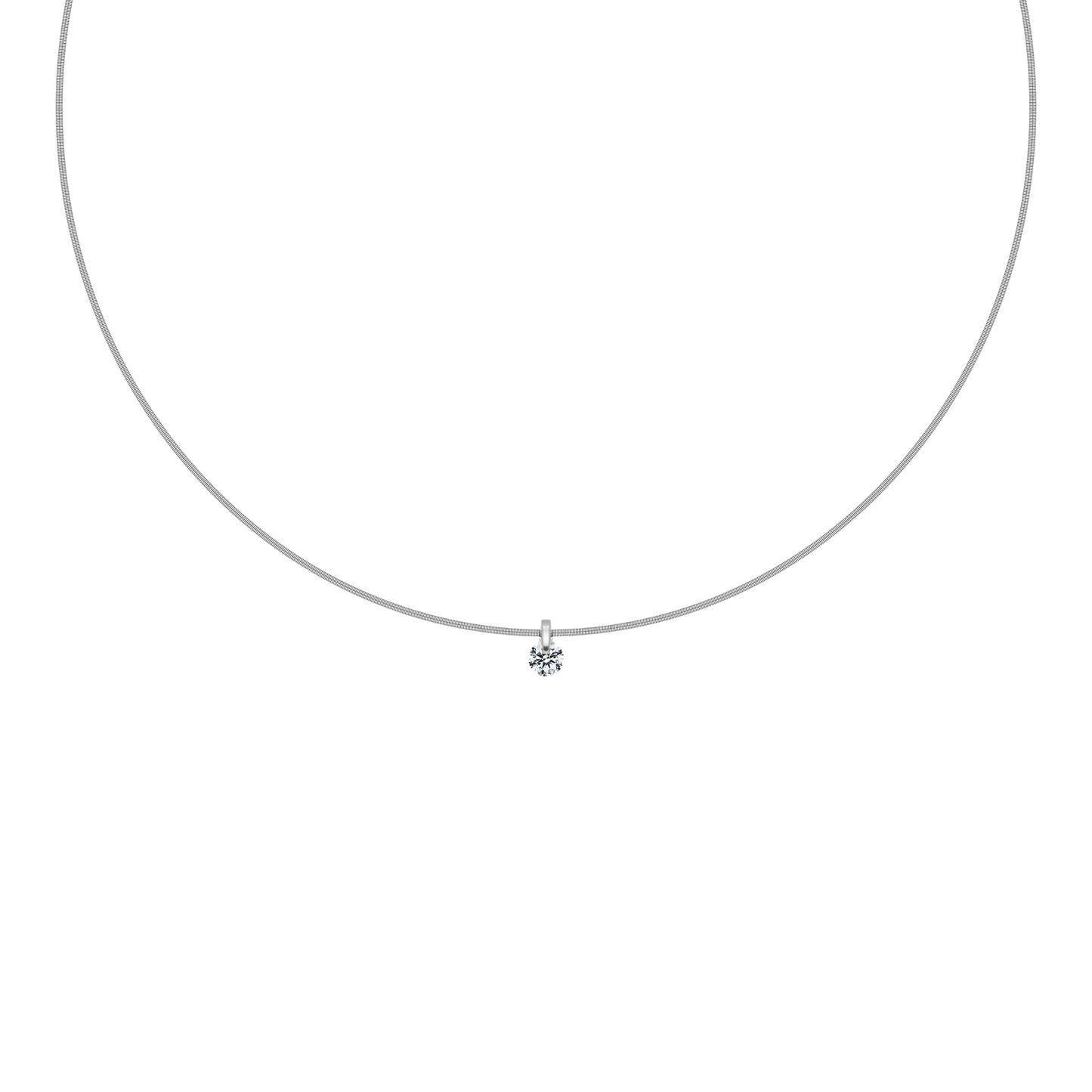LIBERTÉ Collier, Weißgold • Diamant von Schaffrath (214_L2N2N_050_WW) LIBERTÉ Collier, Weißgold • Diamant von Schaffrath (214_L2N2N_050_WW)