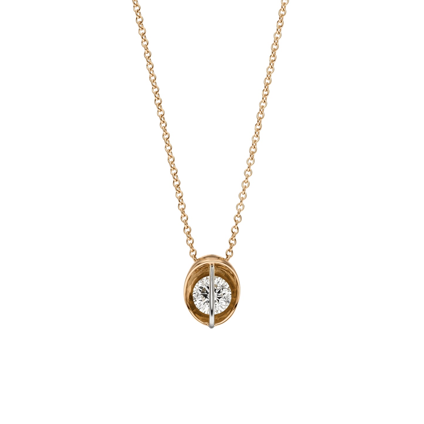 LIBERTÉ Collier, Roségold • Diamant von Schaffrath (754_L1061_40_RW) LIBERTÉ Collier, Roségold • Diamant von Schaffrath (754_L1061_40_RW)
