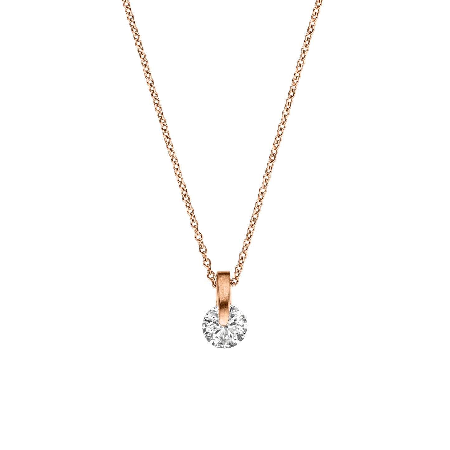 LIBERTÉ Collier, Roségold • Diamant von Schaffrath (754_L2N20_050_RW)