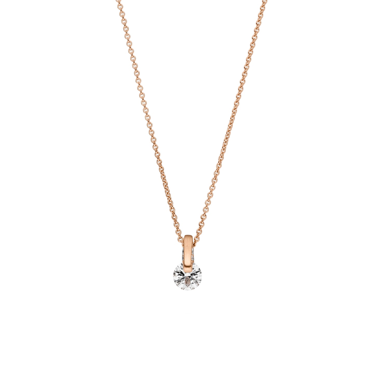 LIBERTÉ Collier, Roségold • Diamant von Schaffrath (754_L2N23_030_RW)