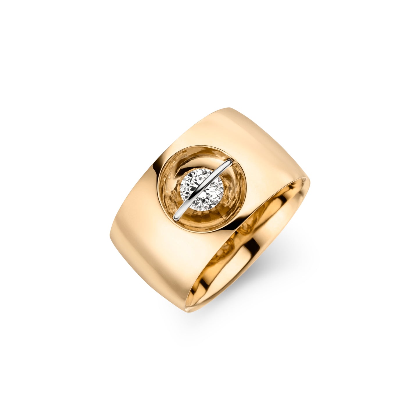 LIBERTÉ Diamantring, Gelbgold • Diamant von Schaffrath (118_L1063_40_GW) LIBERTÉ Diamantring, Gelbgold • Diamant von Schaffrath (118_L1063_40_GW)