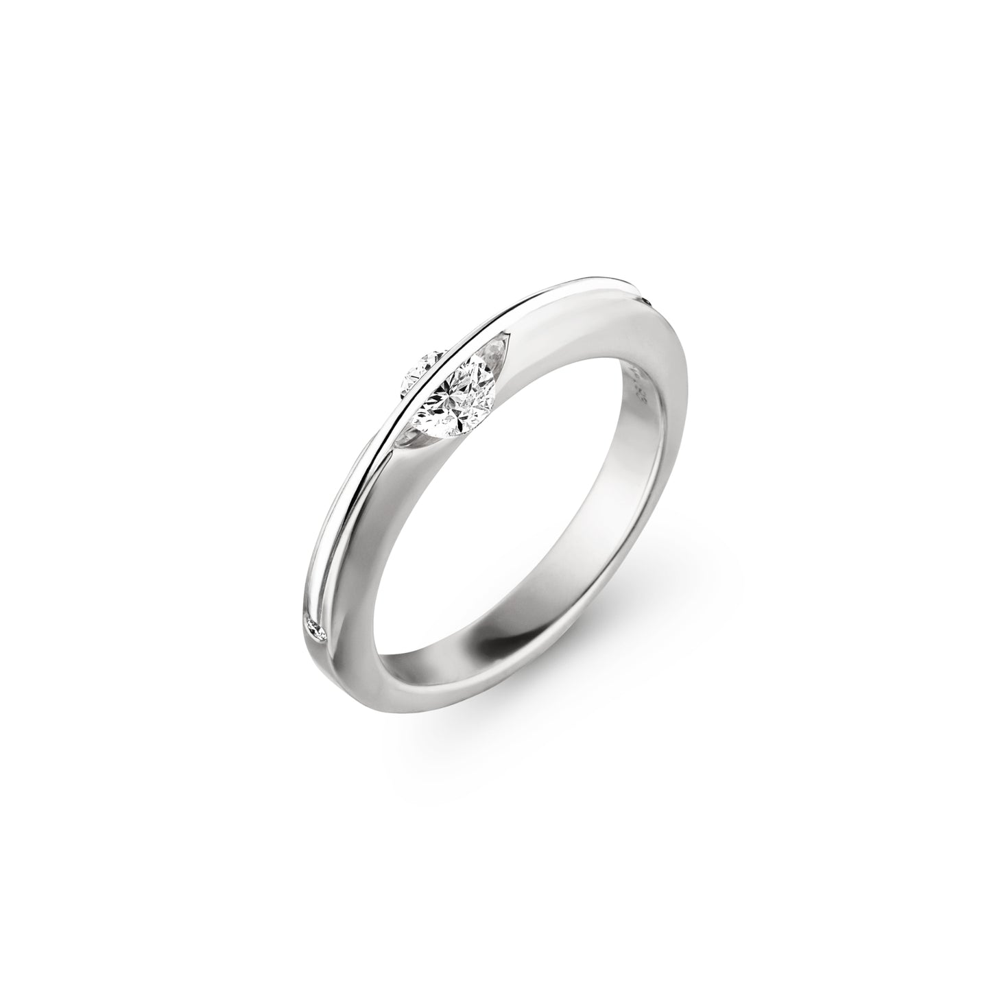 LIBERTÉ Diamantring, Weißgold • Diamant von Schaffrath (218_L1001_30_WW) LIBERTÉ Diamantring, Weißgold • Diamant von Schaffrath (218_L1001_30_WW)