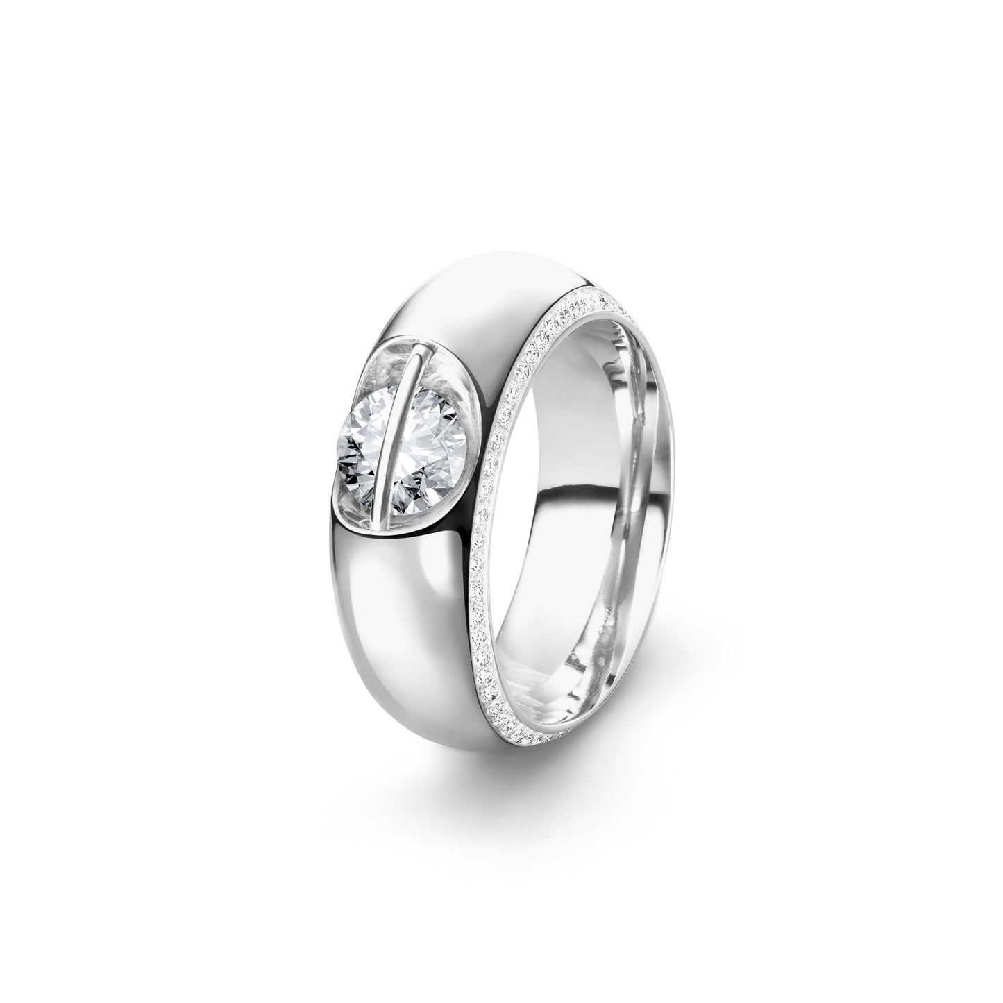 LIBERTÉ Diamantring, Weißgold • Diamant von Schaffrath (218_L1062_70_WW) LIBERTÉ Diamantring, Weißgold • Diamant von Schaffrath (218_L1062_70_WW)
