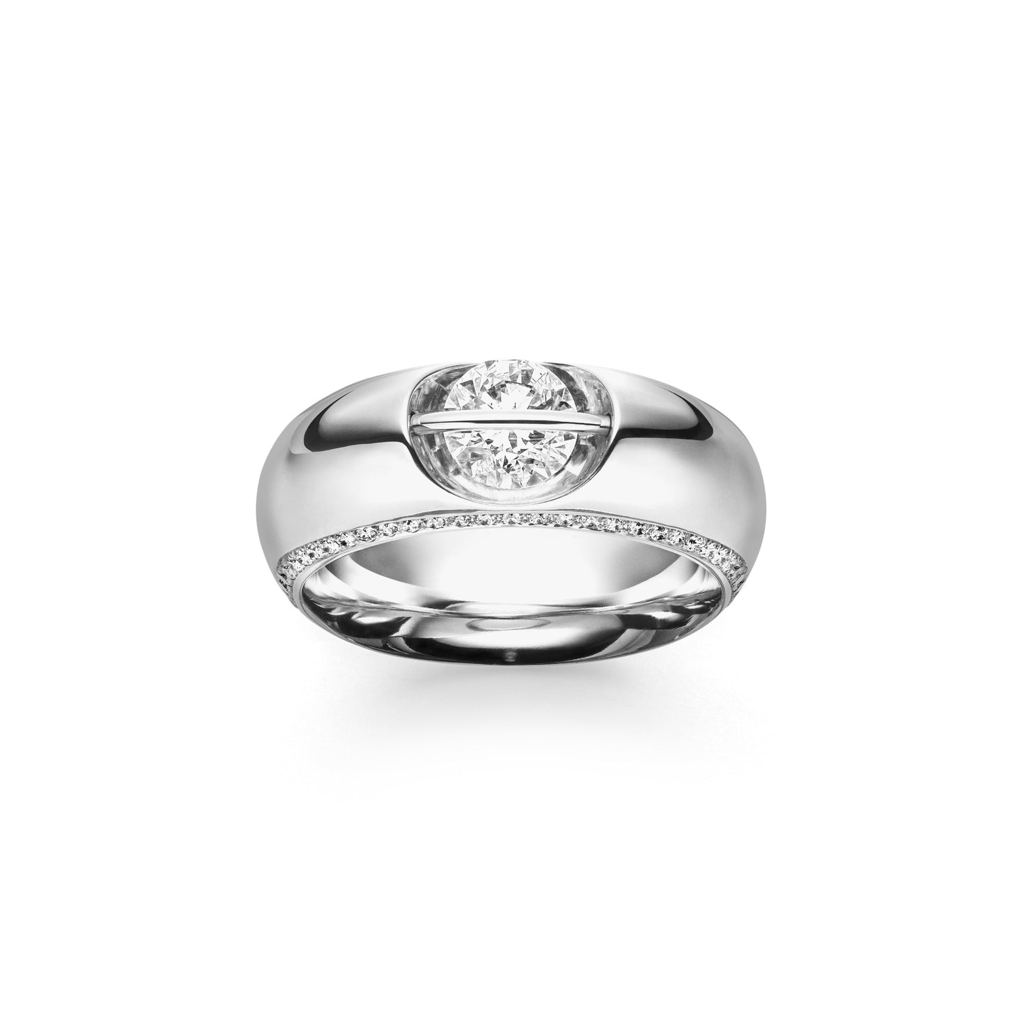 LIBERTÉ Diamantring, Weißgold • Diamant von Schaffrath (218_L1062_70_WW) LIBERTÉ Diamantring, Weißgold • Diamant von Schaffrath (218_L1062_70_WW)
