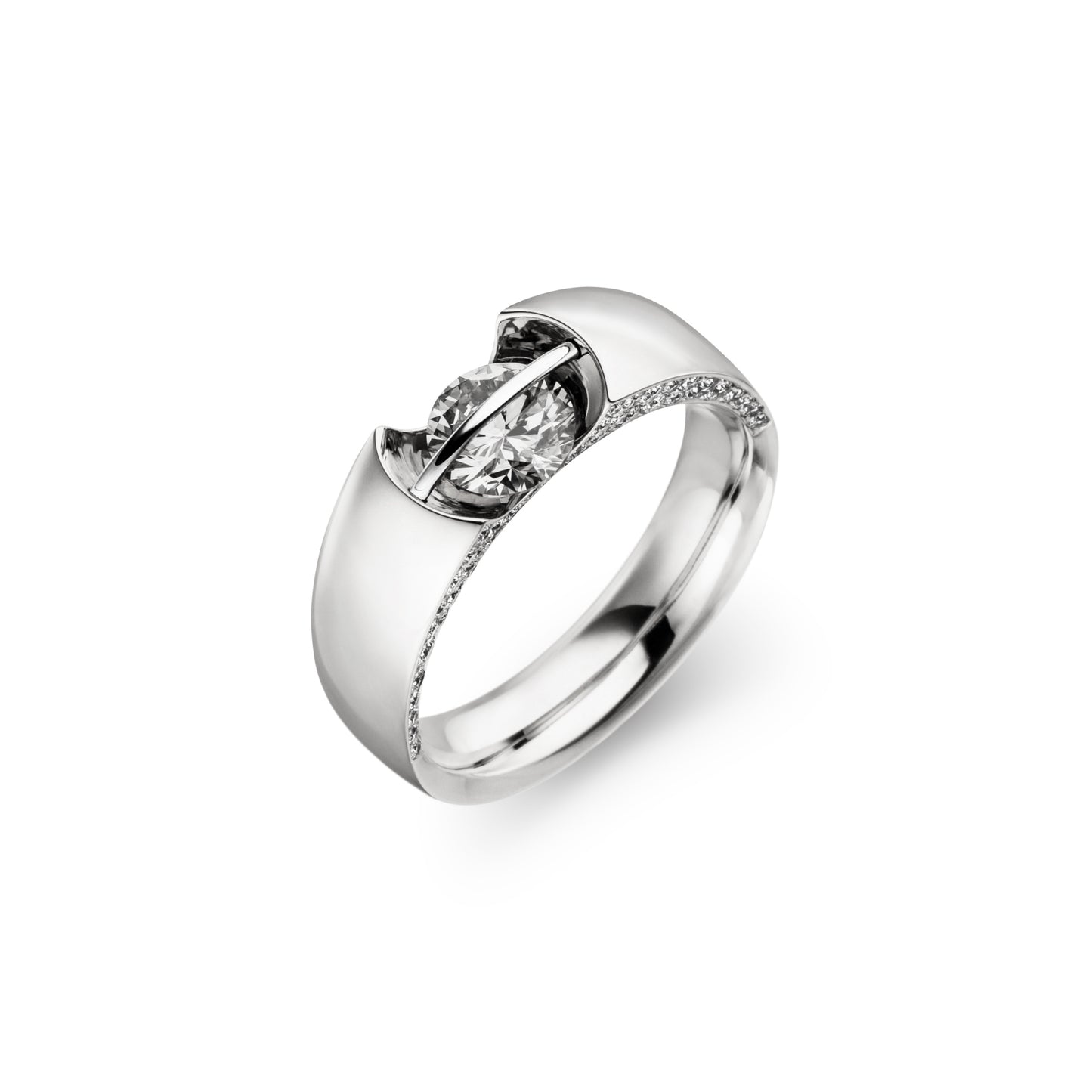 LIBERTÉ Diamantring, Weißgold • Diamant von Schaffrath (218_L1090_70_WW) LIBERTÉ Diamantring, Weißgold • Diamant von Schaffrath (218_L1090_70_WW)