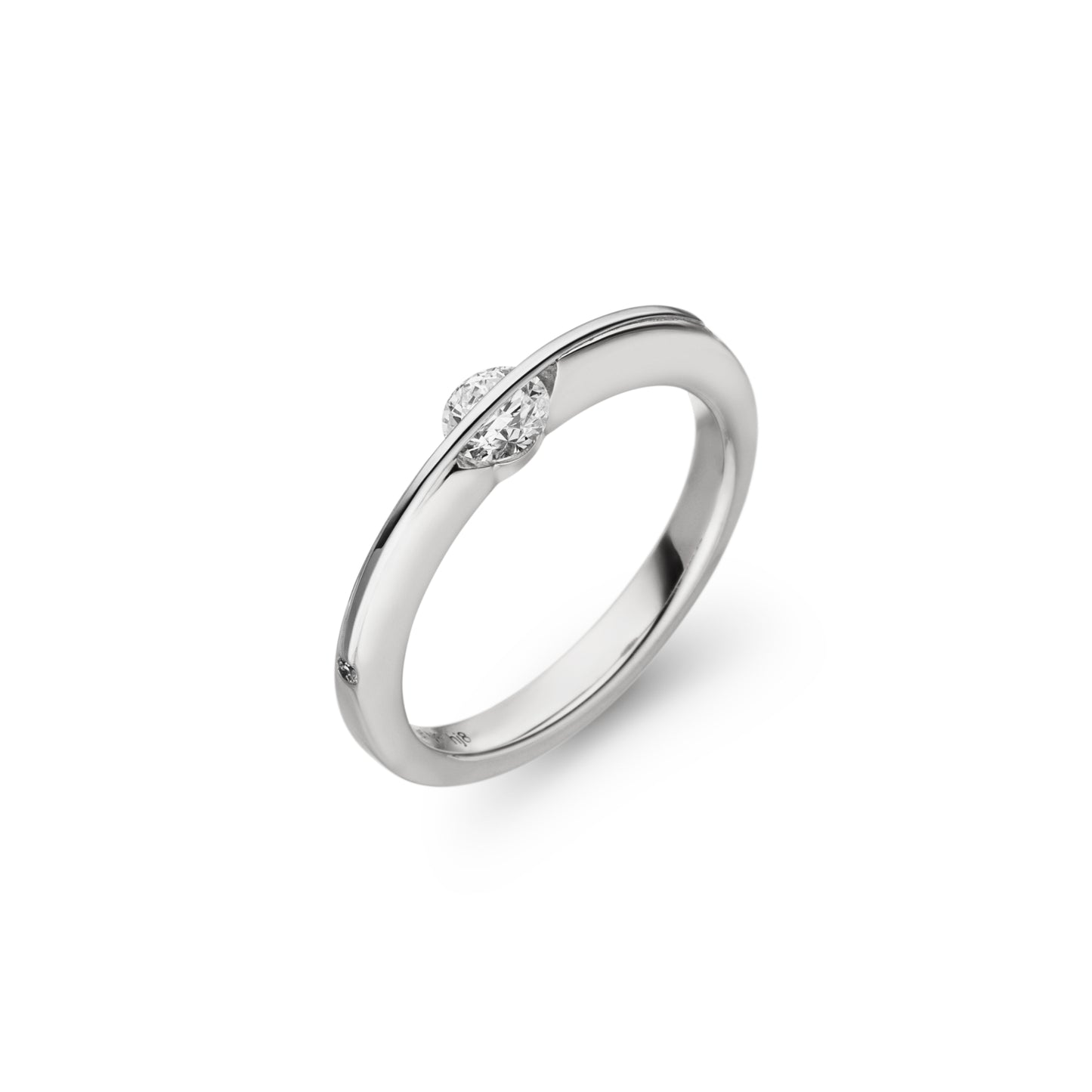 LIBERTÉ Diamantring, Weißgold • Diamant von Schaffrath (218_LN001_30_WW) LIBERTÉ Diamantring, Weißgold • Diamant von Schaffrath (218_LN001_30_WW)