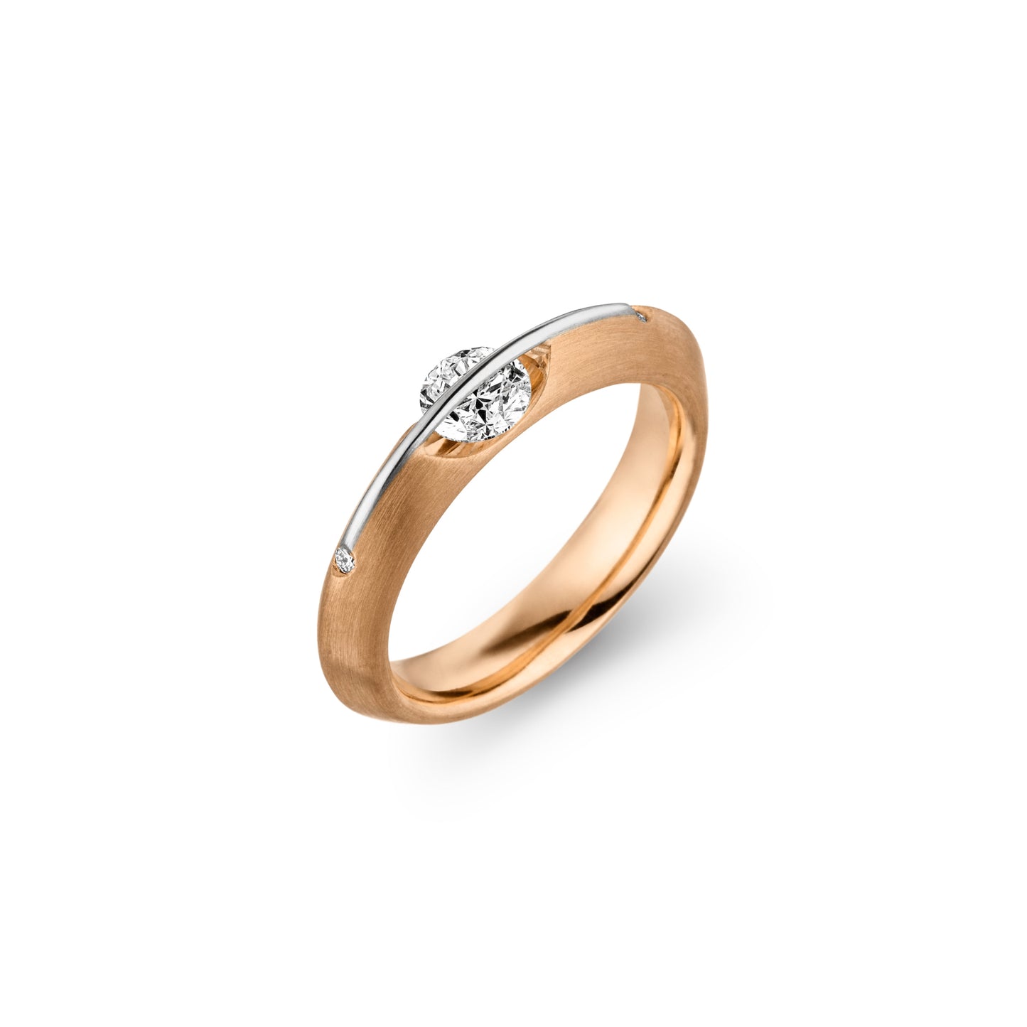 LIBERTÉ Diamantring, Roségold • Diamant von Schaffrath (758_L1029_50_RW) LIBERTÉ Diamantring, Roségold • Diamant von Schaffrath (758_L1029_50_RW)