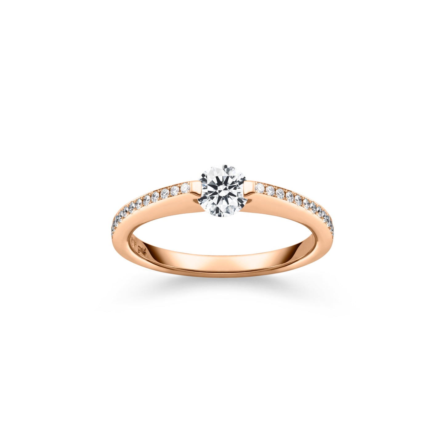 LIBERTÉ Diamantring, Roségold • Diamant von Schaffrath (758_L2N24_050_RW)