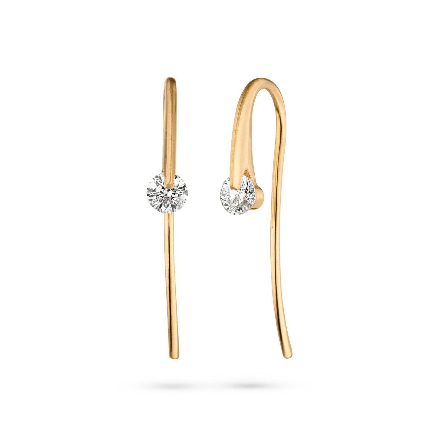 LIBERTÉ Ohrhänger, Gelbgold • Diamant von Schaffrath (117_L202H_040_GW) LIBERTÉ Ohrhänger, Gelbgold • Diamant von Schaffrath (117_L202H_040_GW)