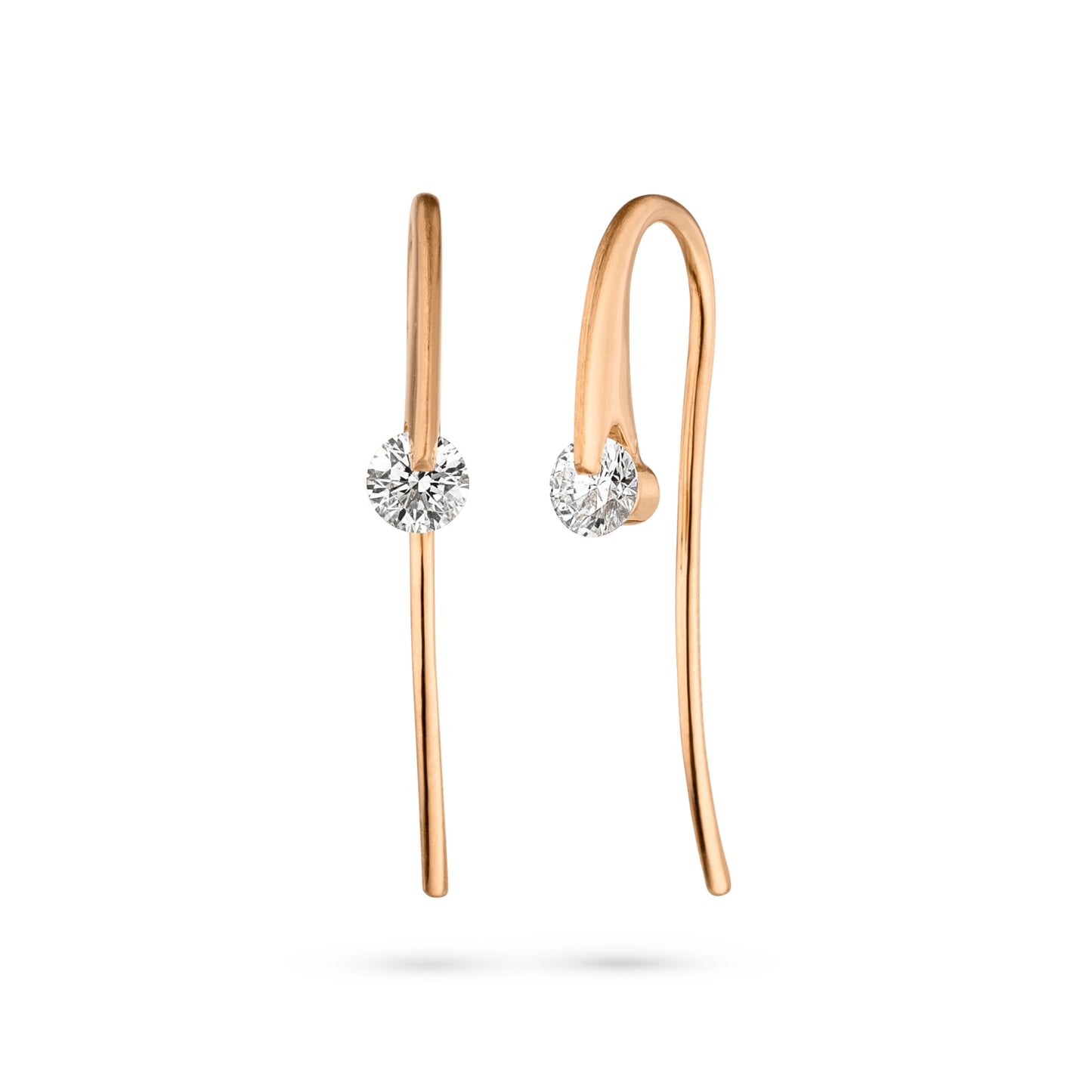 LIBERTÉ Ohrhänger, Roségold • Diamant von Schaffrath (757_L202H_040_RW) LIBERTÉ Ohrhänger, Roségold • Diamant von Schaffrath (757_L202H_040_RW)