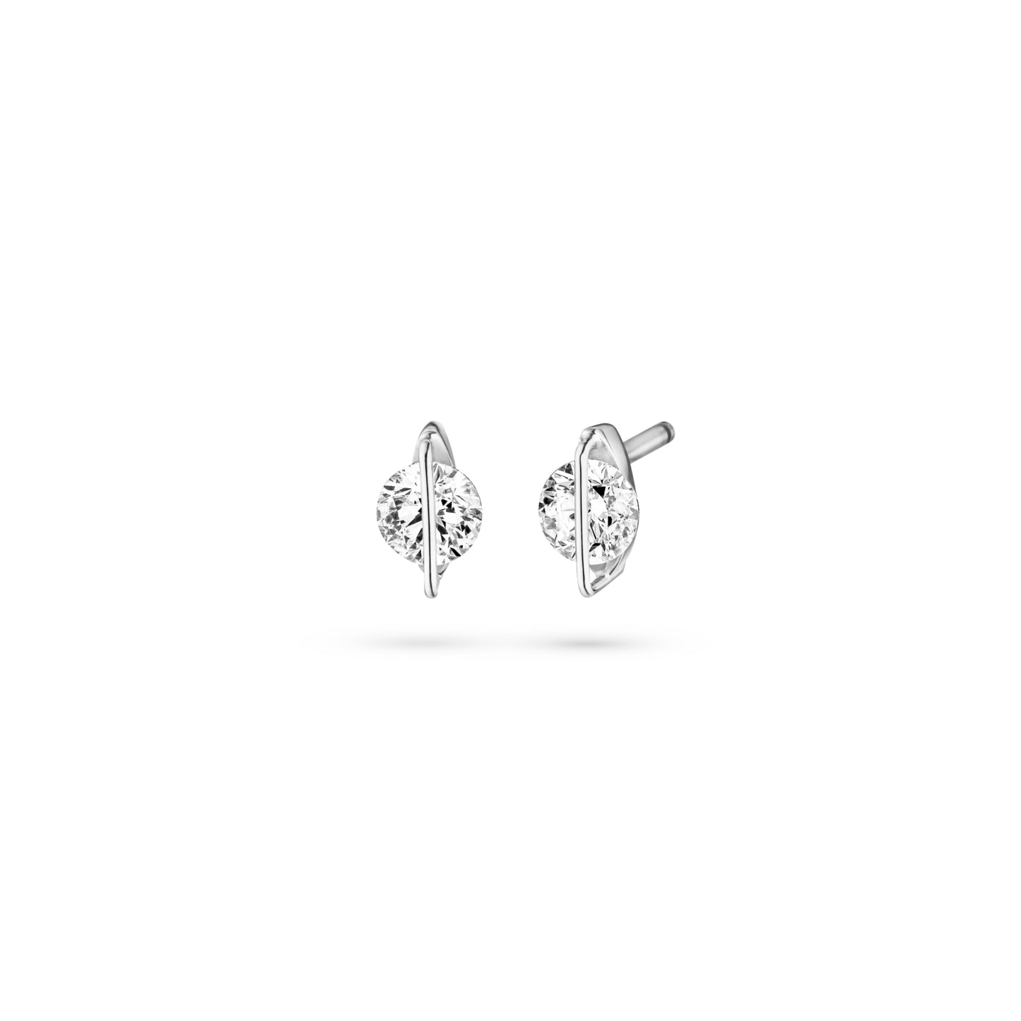 LIBERTÉ Ohrstecker, Weißgold • Diamant von Schaffrath (217_LN004_80_WW) LIBERTÉ Ohrstecker, Weißgold • Diamant von Schaffrath (217_LN004_80_WW)