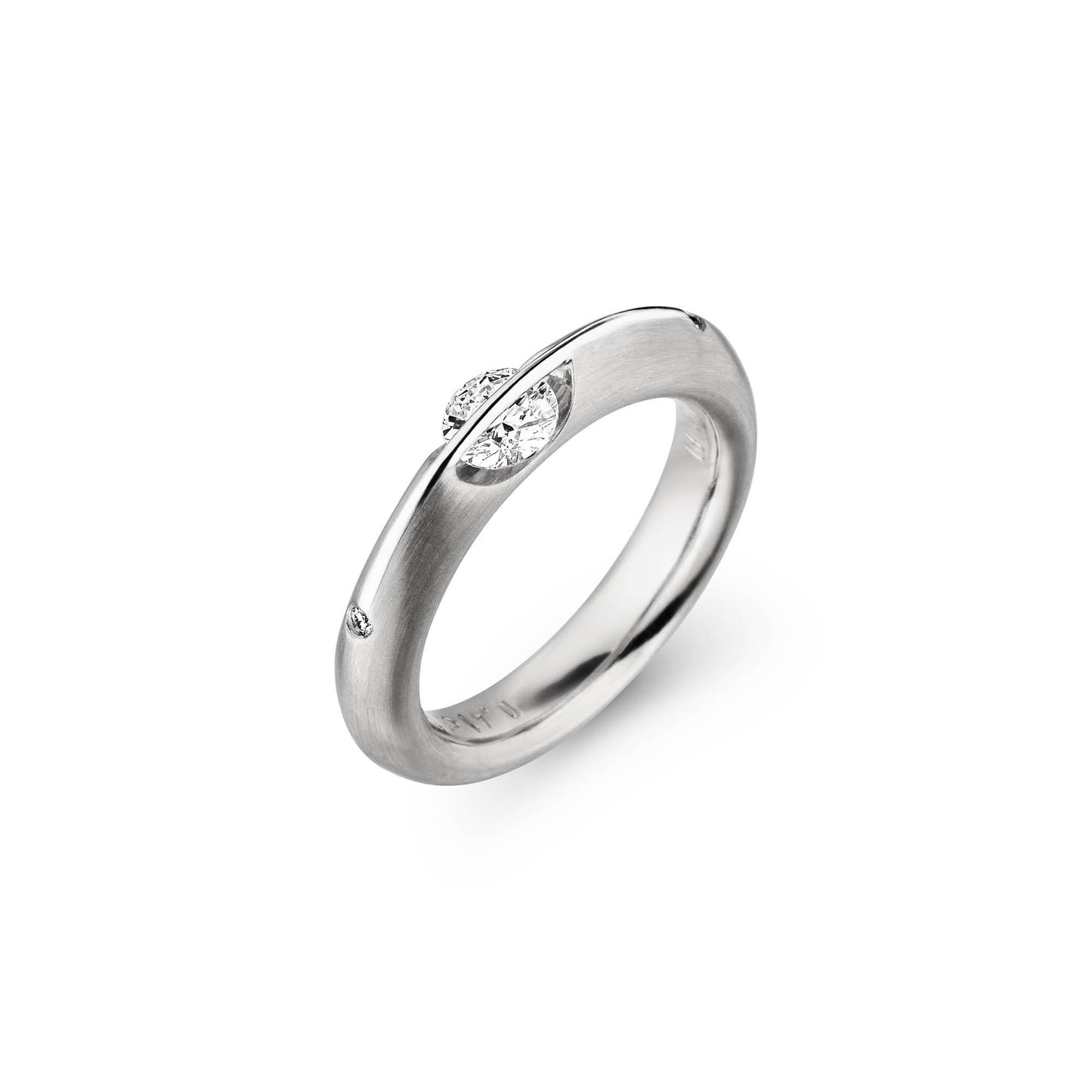 LIBERTÉ Solitaire Ring, Bicolor-Gold • Diamant von Schaffrath (518_L1029_30_WW)