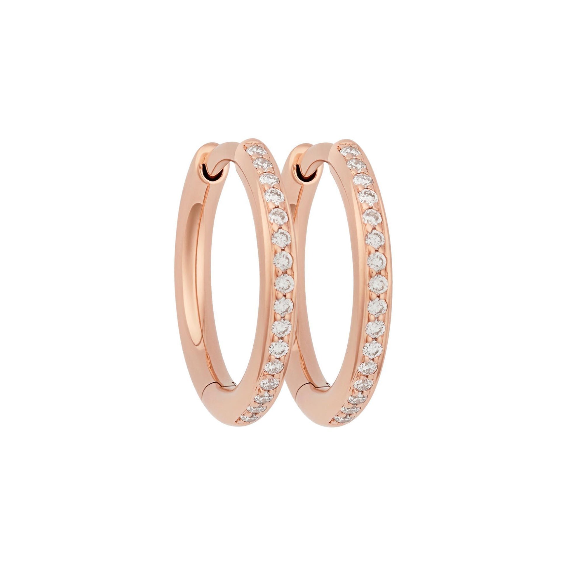 Lux Creolen, Roségold • Diamant von Bron (7OR477916BR)