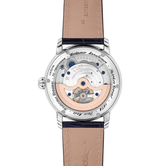 Manufacture Classic Worldtimer, Edelstahl von Frédérique Constant (FC-718NWWM4H6)