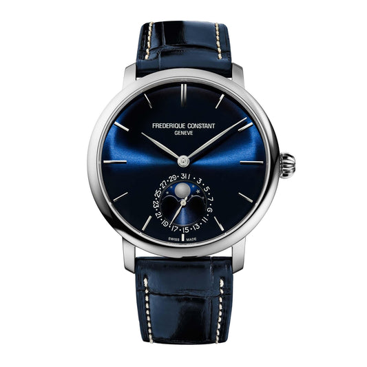 Manufacture Slimline Moonphase, Leder von Frédérique Constant (FC-705N4S6)