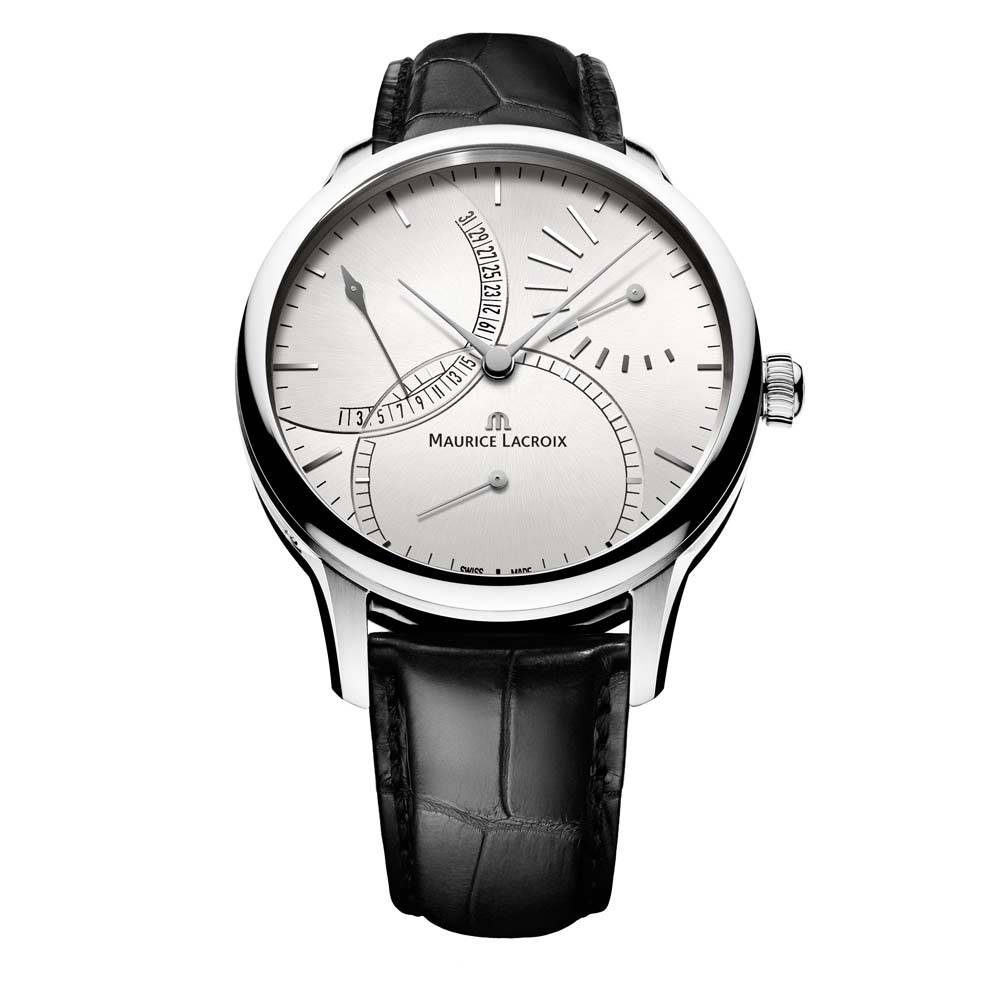 Masterpiece Calendrier Retrograde Manufacture, Leder • Diamant von Maurice Lacroix (MP6508-SS001-130-1)