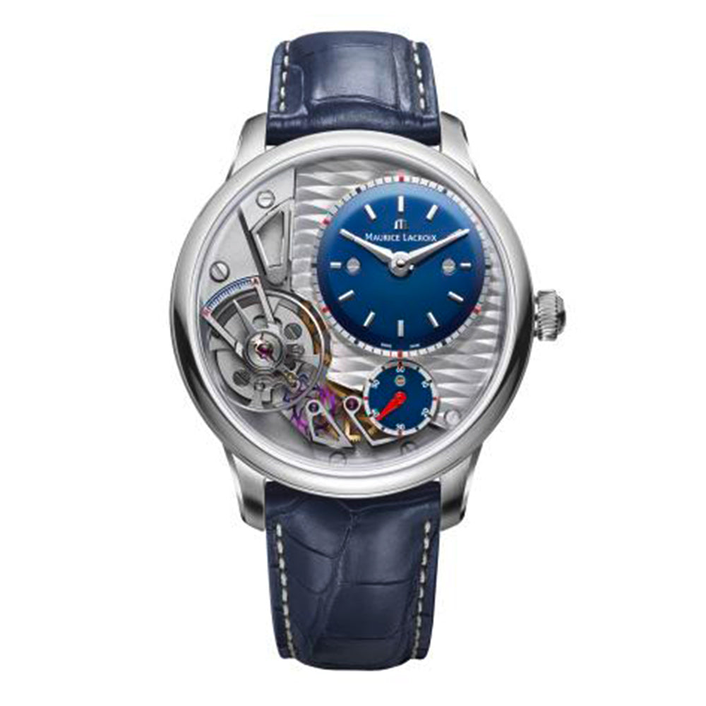 Masterpiece Gravity Blue, Leder von Maurice Lacroix (MP6118-SS001-434-1)