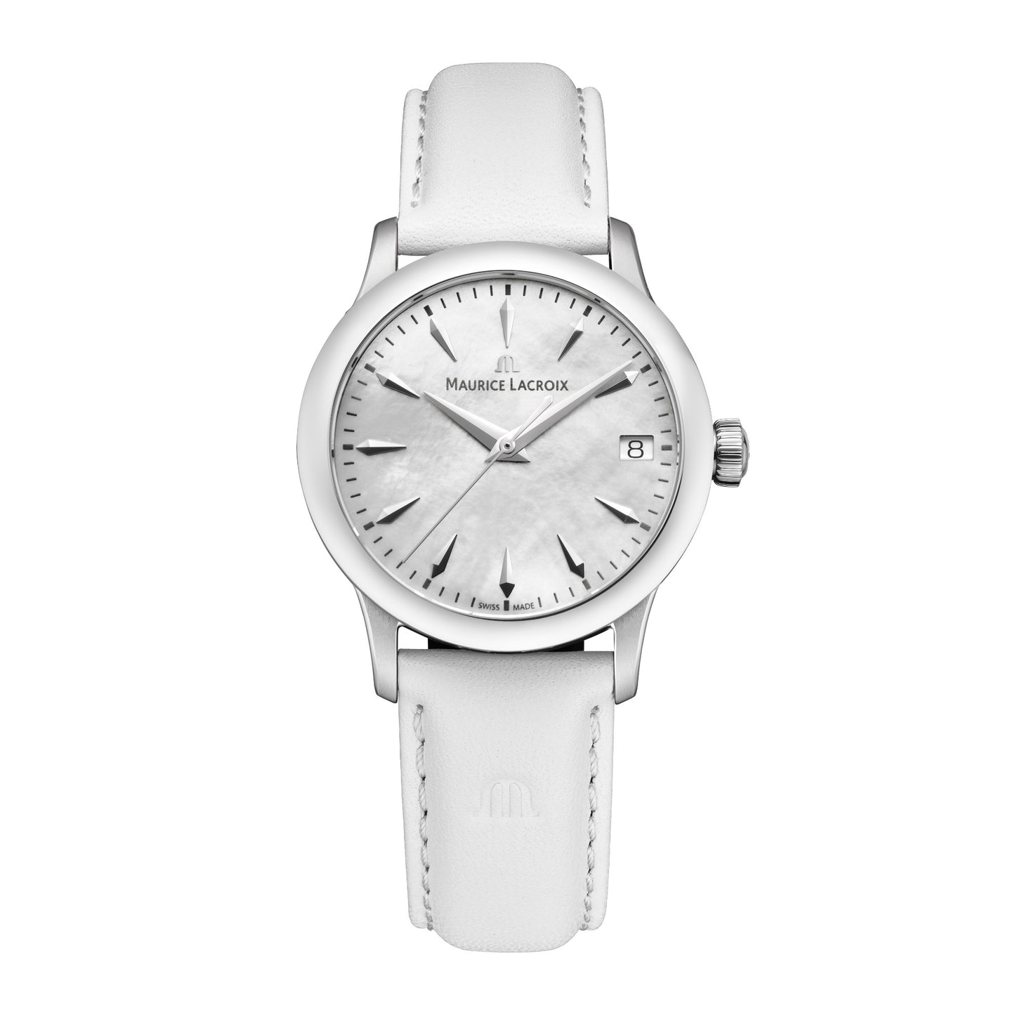 Maurice Lacroix 1975 Quartz 33mm (751006-SS001-160-7) aus Edelstahl mit Perlmutt