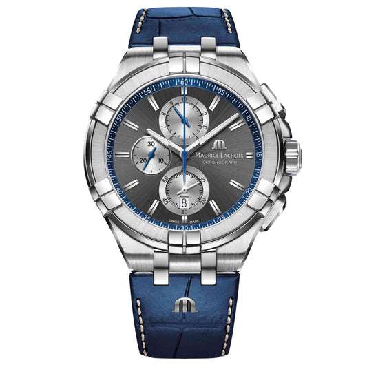 Aikon Chronograph 44mm, Edelstahl • Quarz von Maurice Lacroix (AI1018-SS001-333-1)
