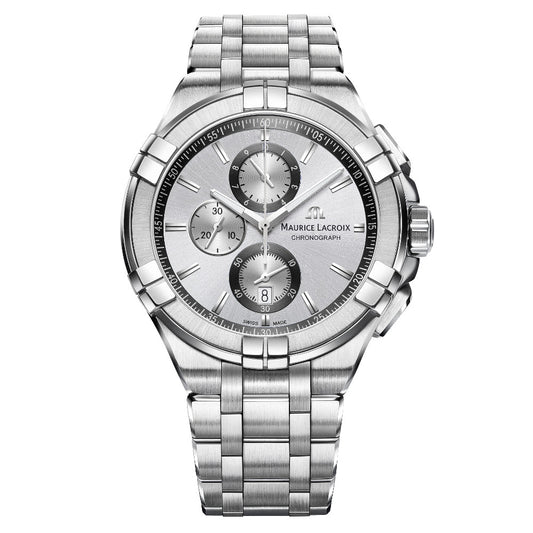 Aikon Chronograph, Edelstahl • Diamant • Quarz von Maurice Lacroix (AI1018-SS002-130-1)