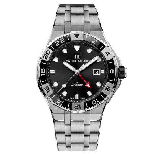 Aikon Venturer GMT 43 mm, Edelstahl von Maurice Lacroix (AI6158-SS002-330-1)
