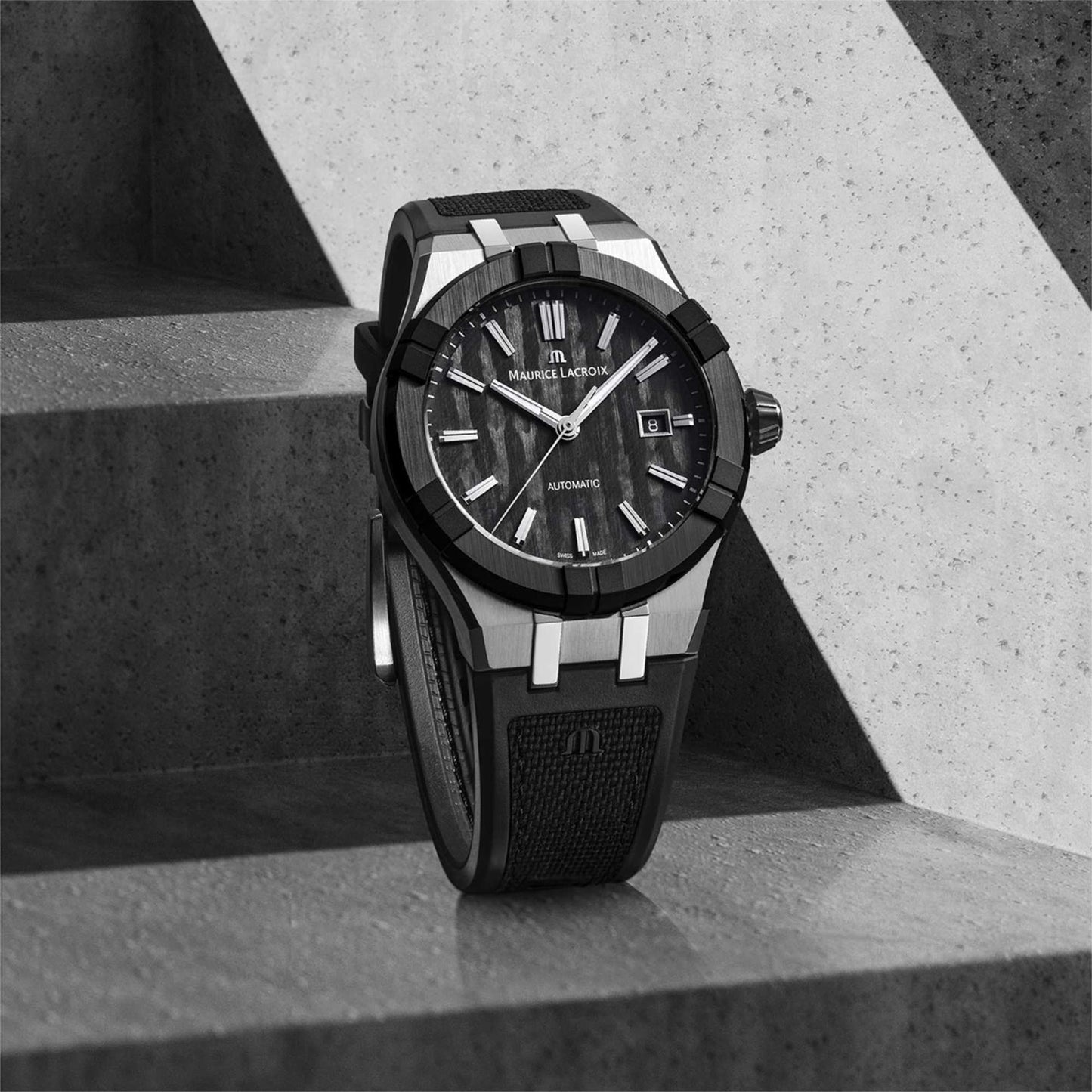 Aikonic Automatic 43mm, Edelstahl von Maurice Lacroix (AC6008-SSL20-330-2)