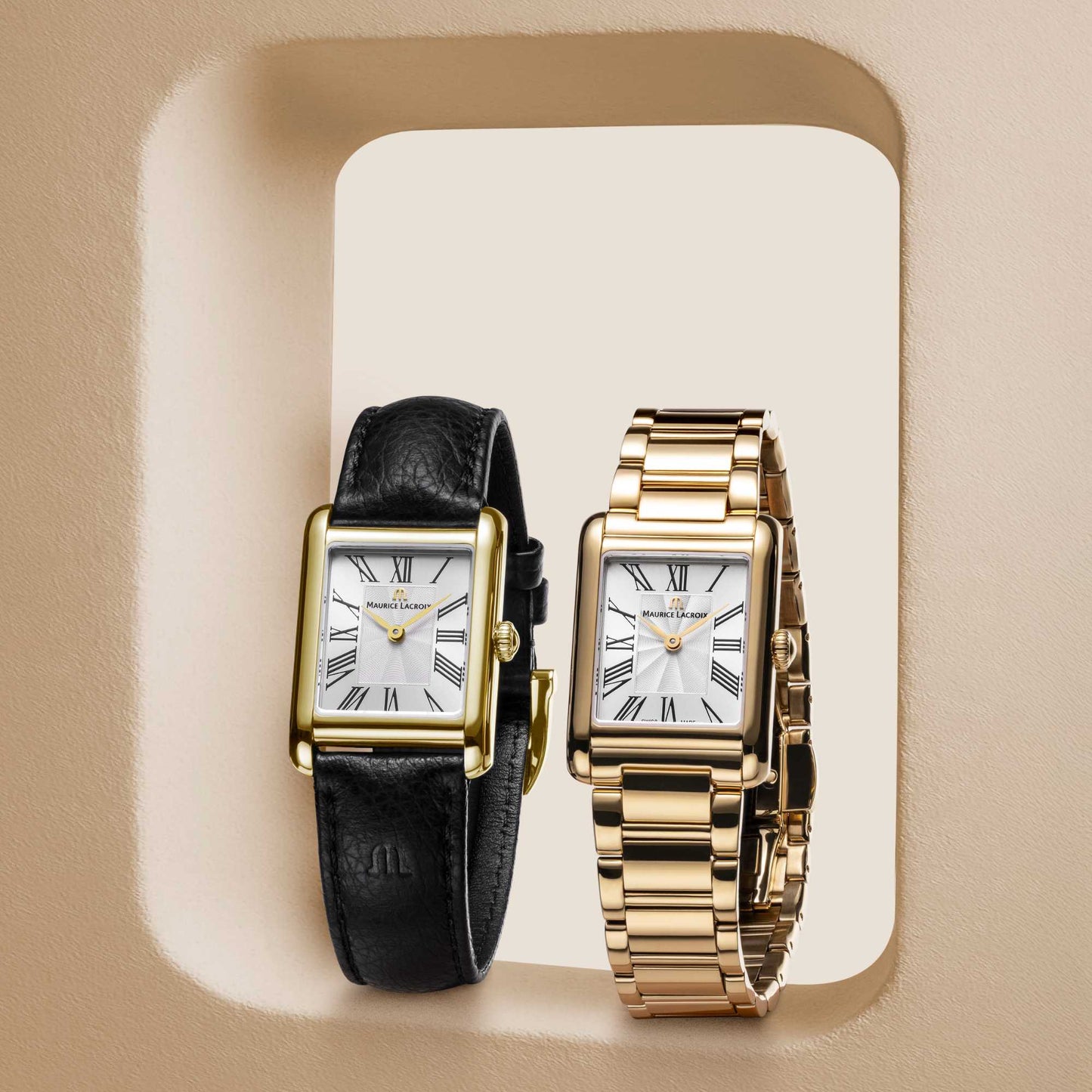 Maurice Lacroix Fiaba Square (FA1205-PVP02-110-1) aus Bicolor-Gold