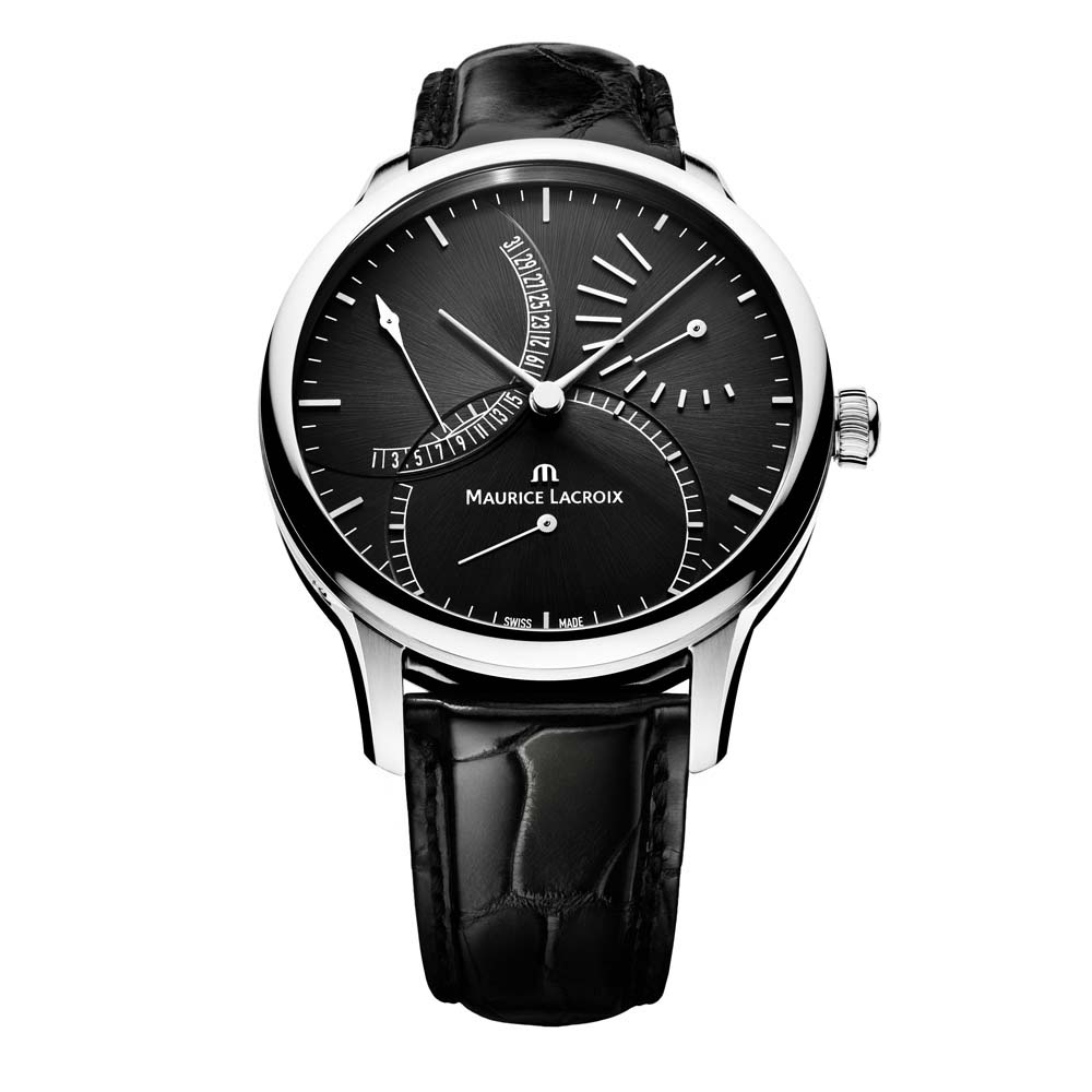 Masterpiece Calendrier Retrograde Manufacture, Leder • Diamant von Maurice Lacroix (MP6508-SS001-330-1)