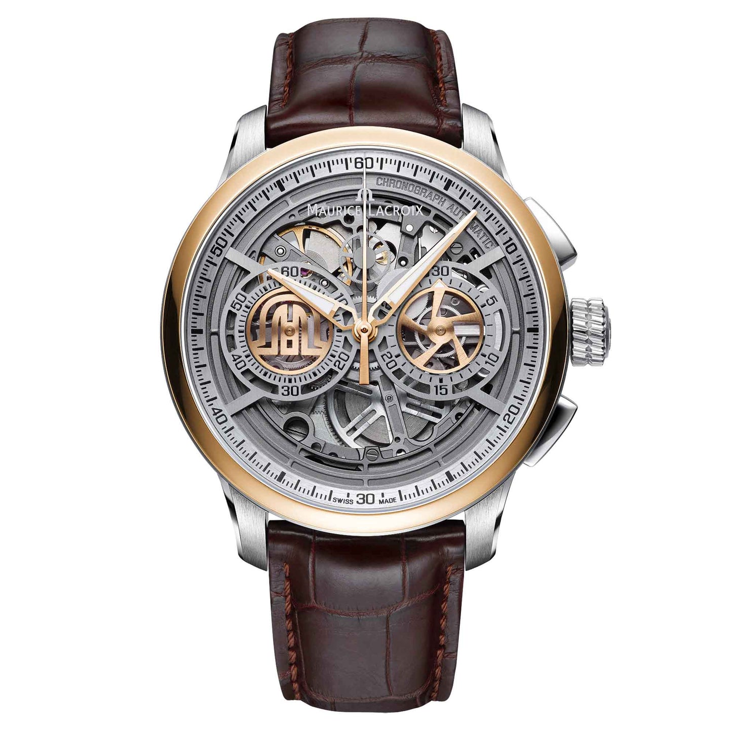 Masterpiece Chronograph Skeleton 45 mm, Roségold von Maurice Lacroix (MP6028-PS101-001-1)