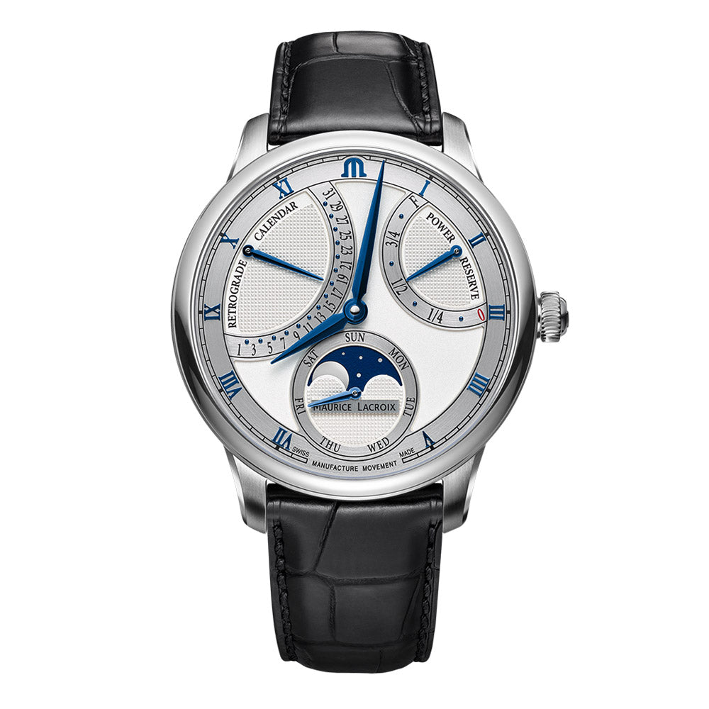Masterpiece Moon Retrograde, Leder • Diamant von Maurice Lacroix (MP6588-SS001-131-1)