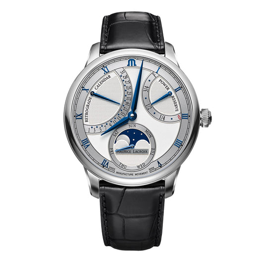 Masterpiece Moon Retrograde, Leder • Diamant von Maurice Lacroix (MP6588-SS001-131-1)